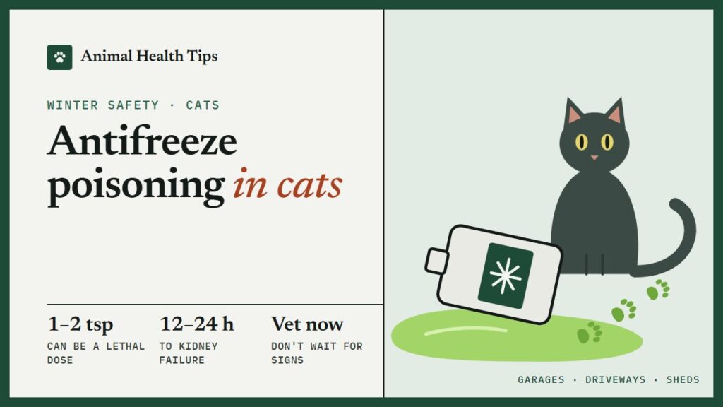 Antifreeze Poisoning in Cats: Signs, Timeline and What to Do