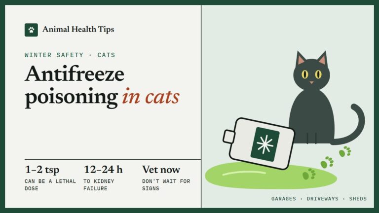 Antifreeze Poisoning in Cats: Signs, Timeline and What to Do