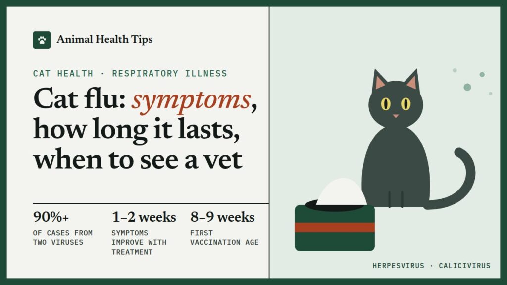 Cat Flu: Symptoms, How Long It Lasts and When to See a Vet