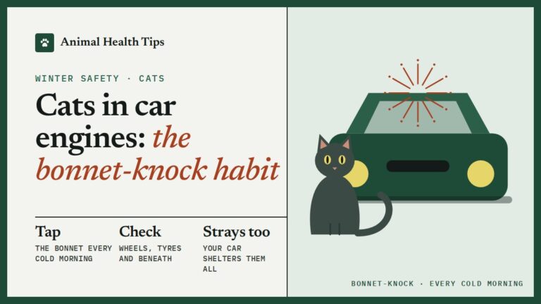 Cats Sleeping in Car Engines: The Bonnet-Knock Habit That Saves Lives