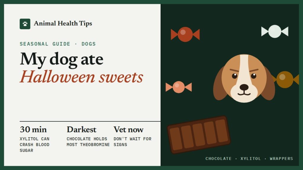 My Dog Ate Halloween Sweets: What’s Dangerous and What to Do