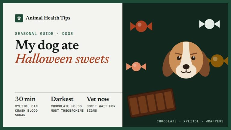 My Dog Ate Halloween Sweets: What’s Dangerous and What to Do