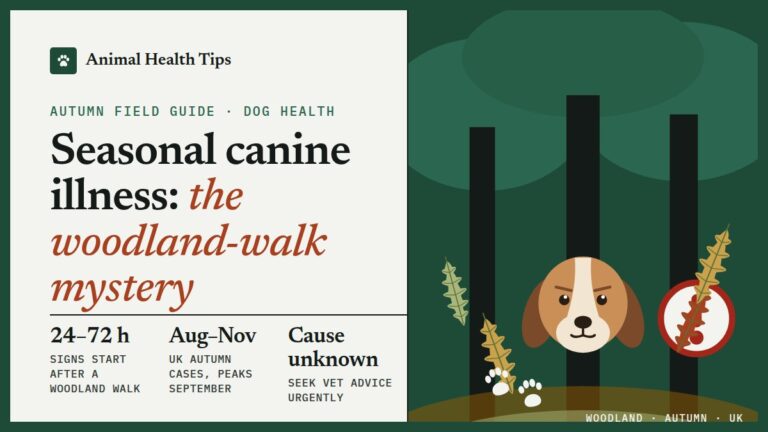 Seasonal Canine Illness in Dogs: The Mystery After Autumn Woodland Walks